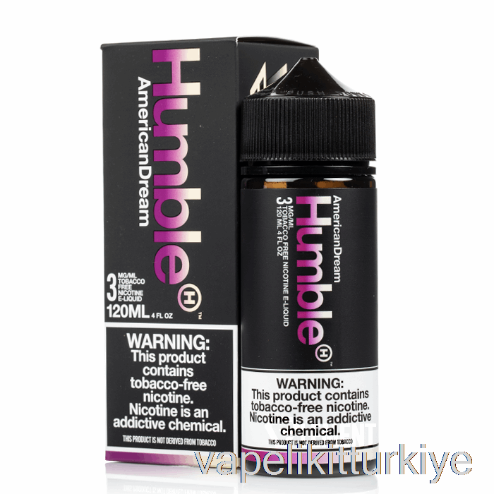 Vape Likit Amerikan Rüyası - Mütevazı Meyve Suyu Co. - 120ml 3mg